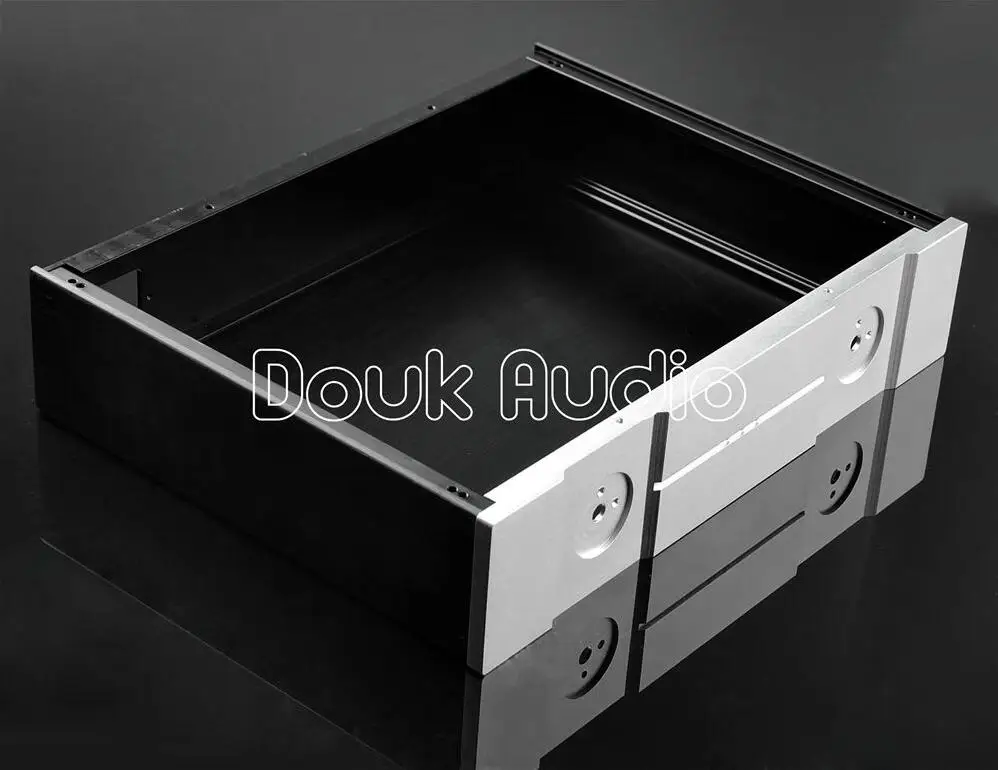 Nobsound новый алюминиевый корпус усилителя корпуса DIY чехол DAC House Box (W320 * H70