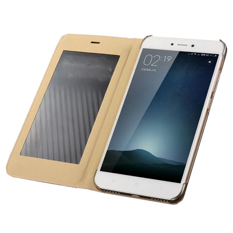 Чехол для Xiaomi Redmi Note 5 Pro чехол 5A с окном полным обзором откидной из искусственной