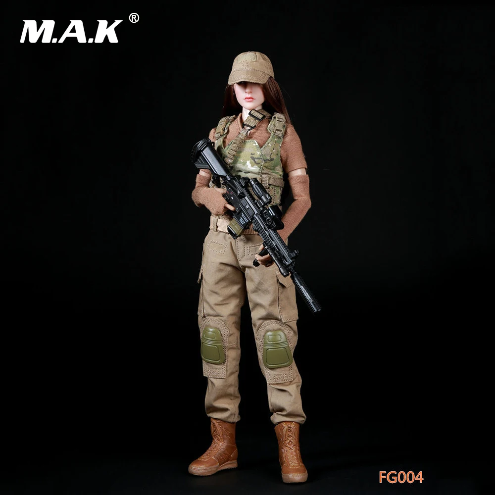 Масштаб 1/6 женская одежда FG004 военная боевая костюмы персонализированные фигурки