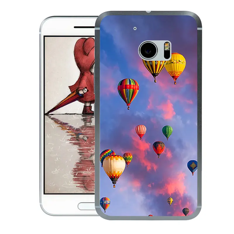 Чехол для HTC M10 5 2 дюйма мягкий силиконовый чехол из ТПУ 10 с рисунком телефона