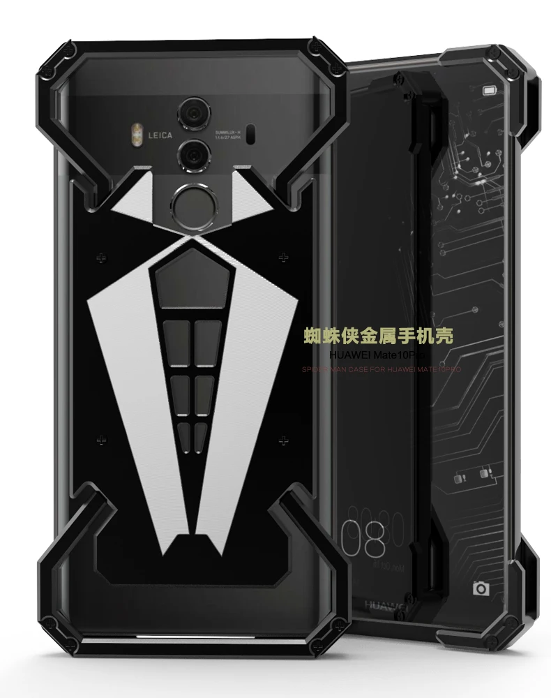 Металлический чехол с кольцом Супергероя человека-паука для huawei mate 30 Pro mate 20 Lite mate 10 9 Pro Honor 9X Pro Чехол для телефона