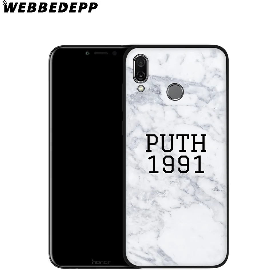 WEBBEDEPP Charlie Puth Rapper Soft Case for Huawei Mate Honor 20 6A 7A 7C 7X 8 9 9X 10 View Lite Pro 30 |