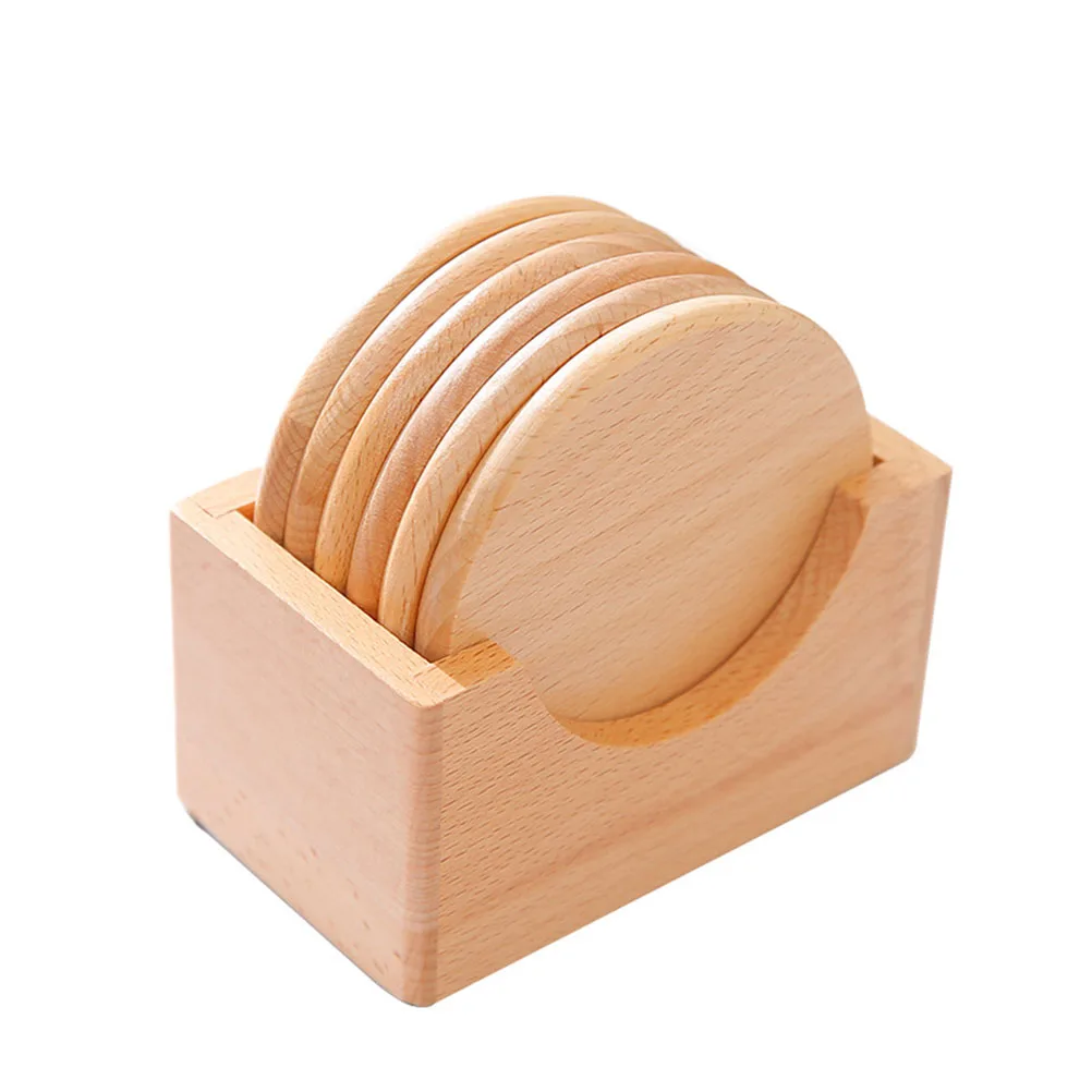 1 шт. Elm Coaster деревянный изоляционный коврик креативный деревянный Coaster прочная водонепроницаемая Нескользящая подставка под чашку чайные домашние коврики и подушечки