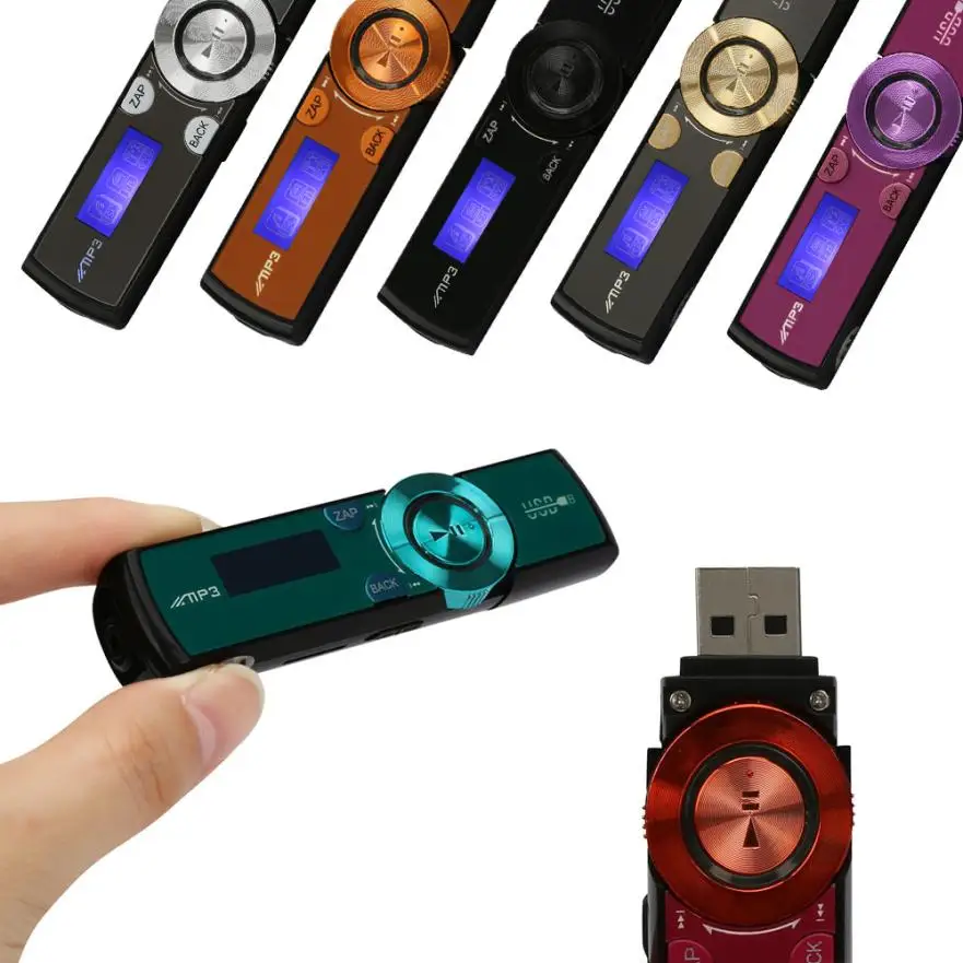 HIPERDEAL портативный мини USB флэш MP3 плеер ЖК-экран Поддержка флэш 8 ГБ TF слот для карт цифровой mp3 музыкальный плеер# T