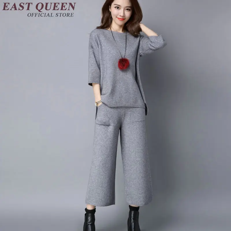 Комплекты одежды для женщин элегантные Брючные костюмы женский комплект 2018