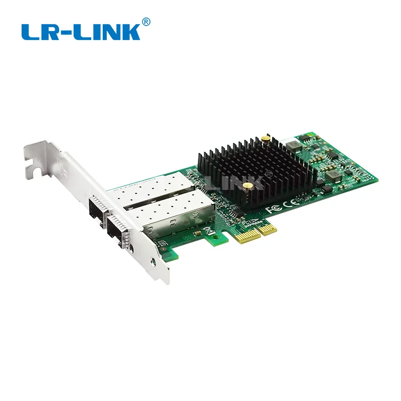 Компьютерный компьютер LR LINK 9042PF 2SFP PCI Express ethernet Сетевая карта с двумя портами 100 Мб