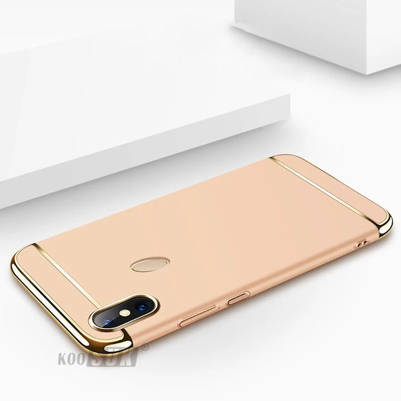 Чехол для Xiaomi Redmi S2 задняя крышка Y2 модный сшитый позолоченный пластиковый чехол
