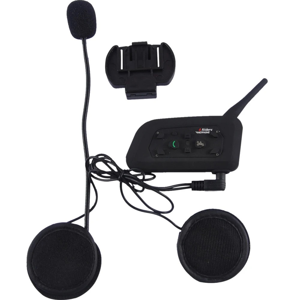 6 шт. Bluetooth гарнитура для мотоциклетного шлема|intercom motocycle|helmet intercom v6intercom v6 |