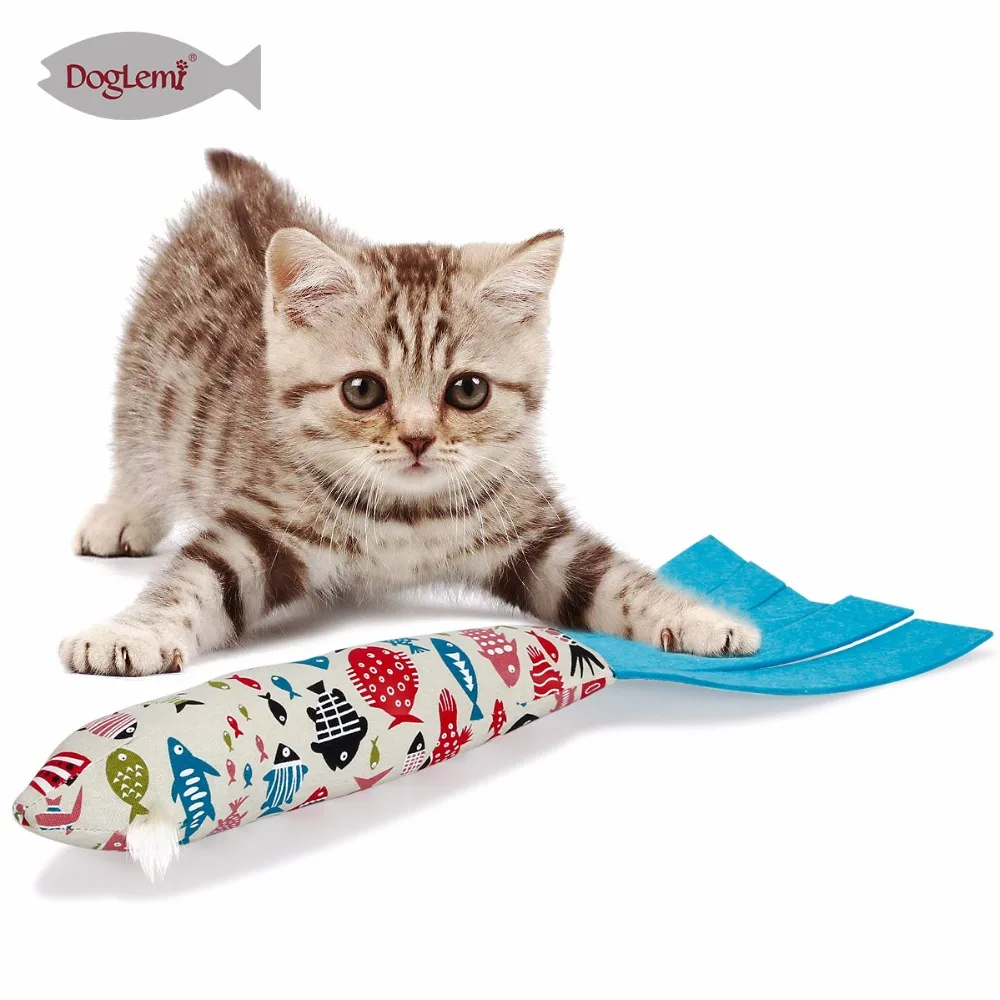 Hot Sale Interactive Cat Cushion Toy Catnip Teeth Grinding Fish Toys With Noise Paper |