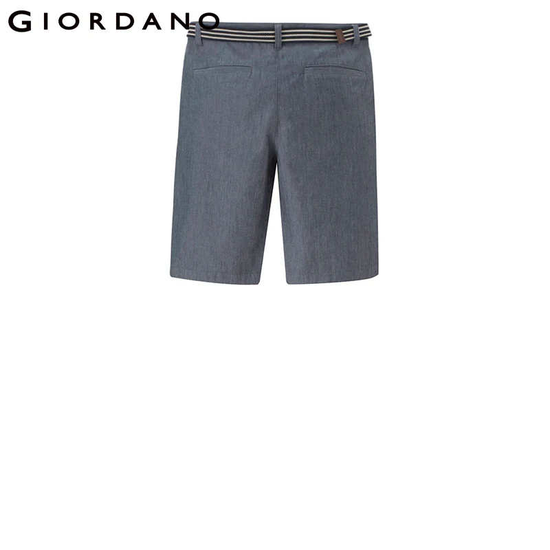 Джордано Для мужчин Твиловые шорты Повседневное бермуды Masculina Slim Fit Короткие