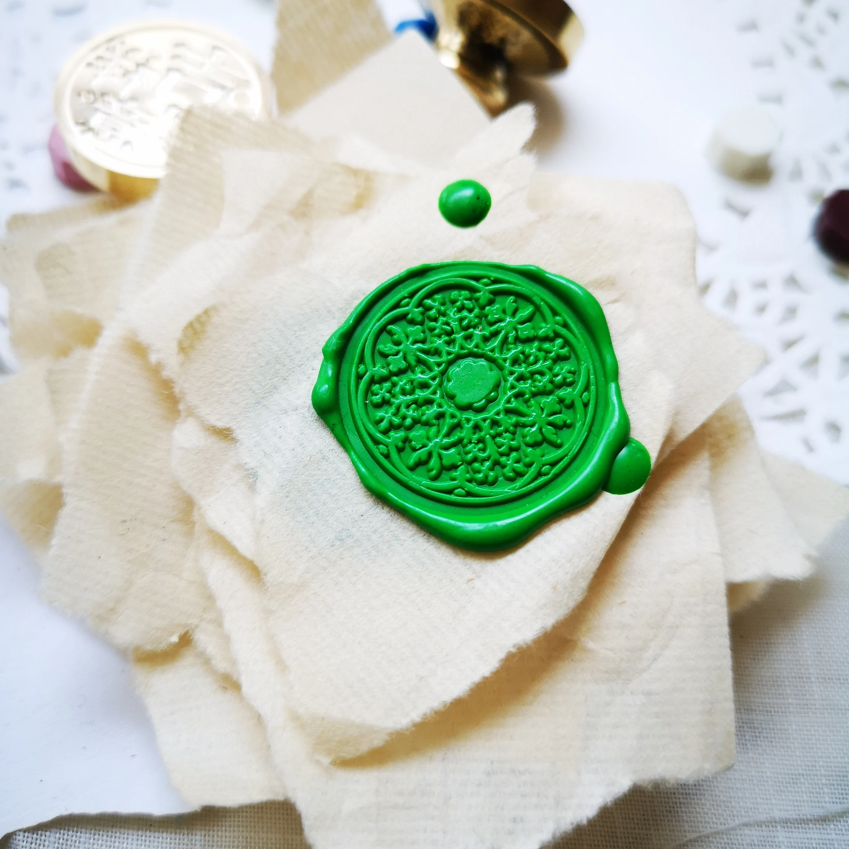 152 Скрапбукинг diy seal group 6 fish sknow love flower дизайн воск печать медная металлическая головка Низкая цена Высокое качество - Цвет: 152
