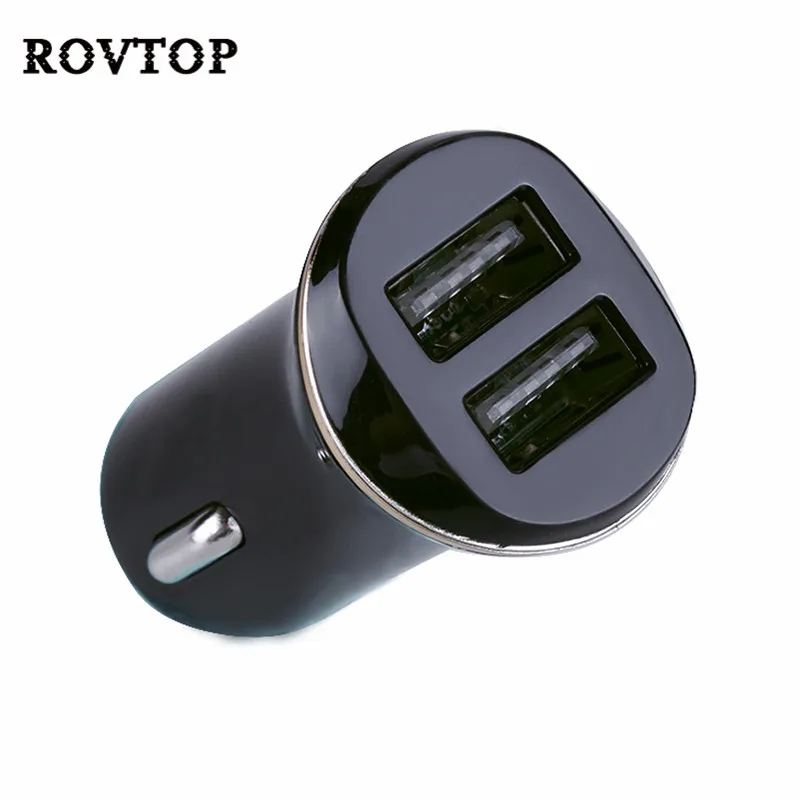 Универсальное автомобильное зарядное устройство 2.1A 5V с двумя usb портами для Iphone