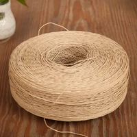 natrual kraft paper rope for gift box wrappingweddingxmas decorationcookiecakegiftkitchen sweets diy high quality 10m