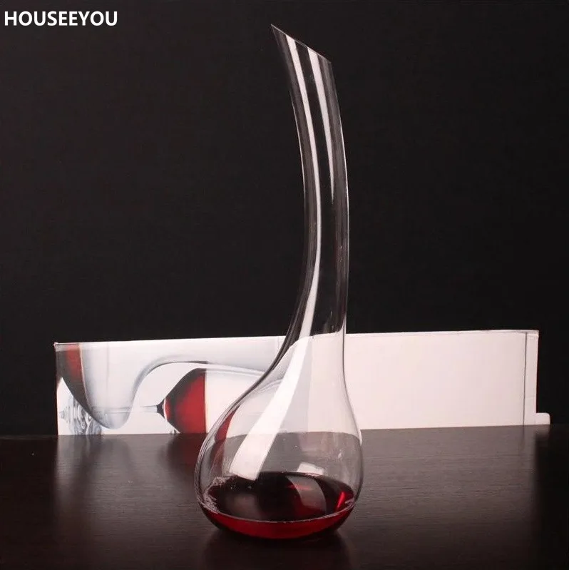 Кувшин для вина 1000 мл в форме рога из кристалла украшения дома|bar tools|bar suppliesdecanter wine