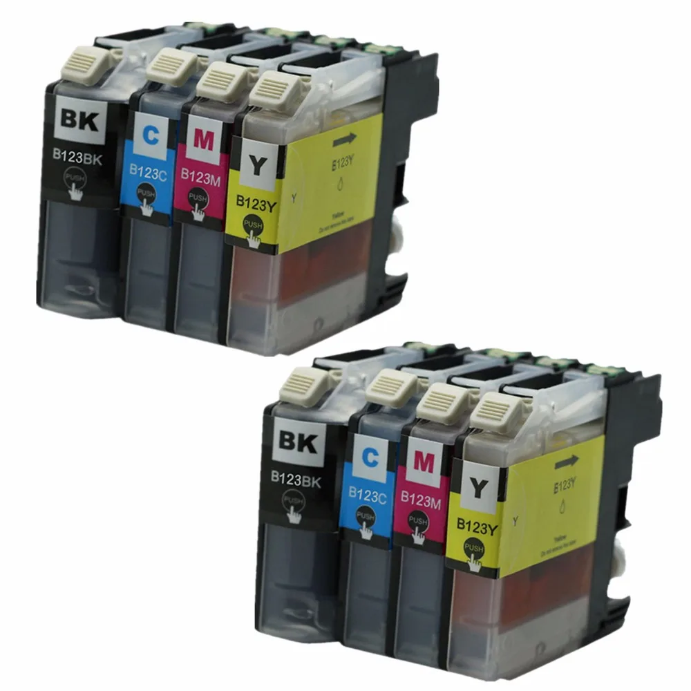 

Replacement LC123BK LC123 LC123XL Ink Cartridges MFCJ4710DW MFCJ470DW MFCJ6920DW MFCJ870DW MFCJ245 MFCJ650DW
