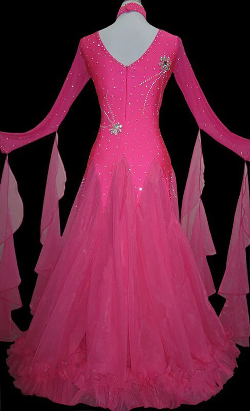 Женское платье для бальных танцев высококачественное танго вальса сценического