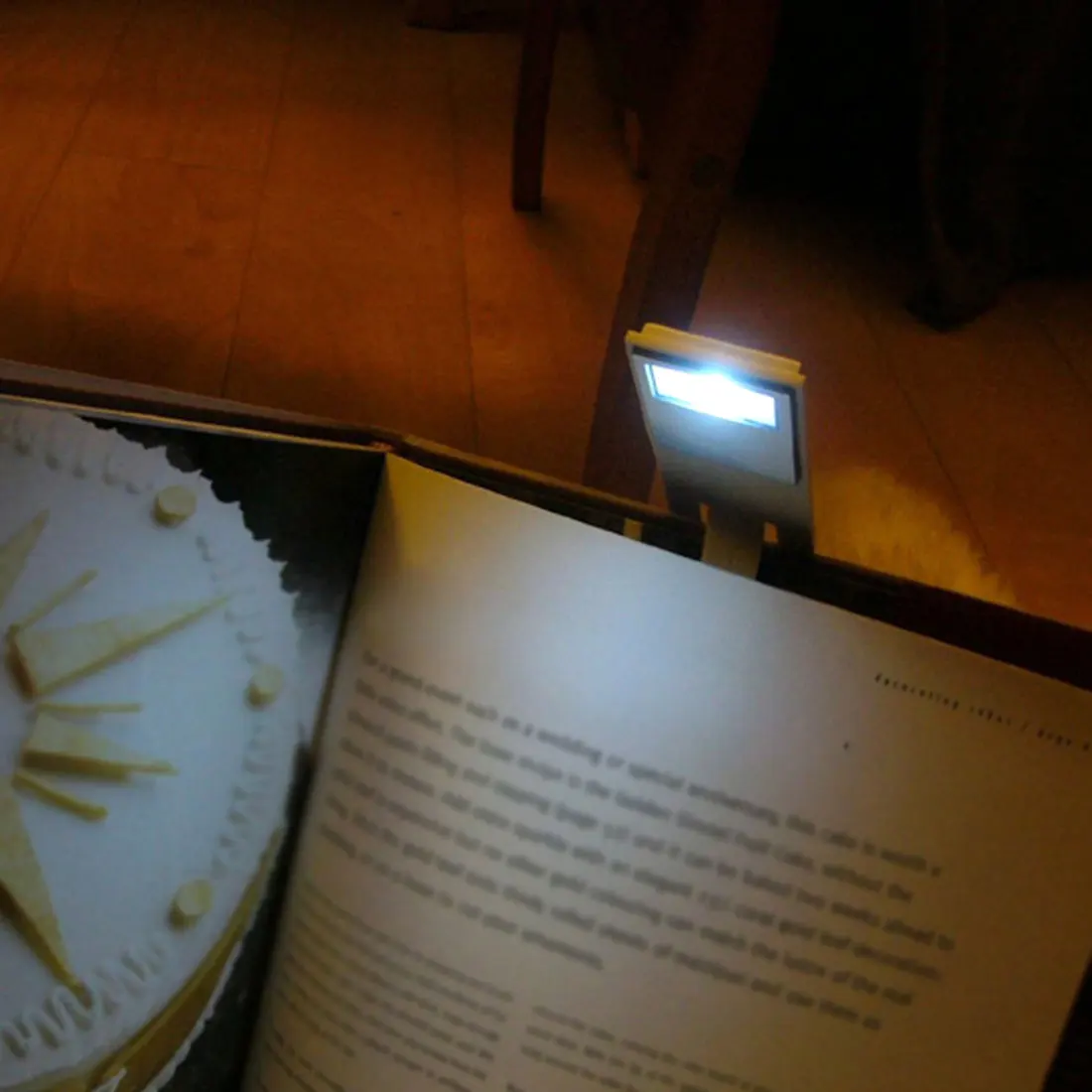 12V новинка гибкая Портативный Белый светодиодный клип на чтение книги светильник