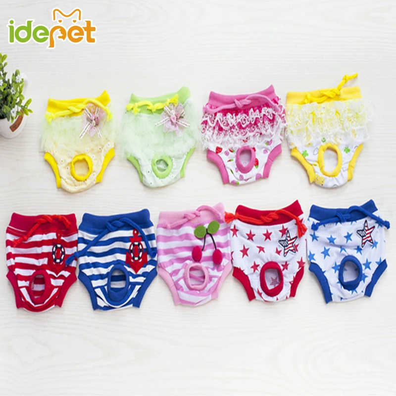 Физиологические штаны для собак менструальные маленьких нижнее белье питомцев