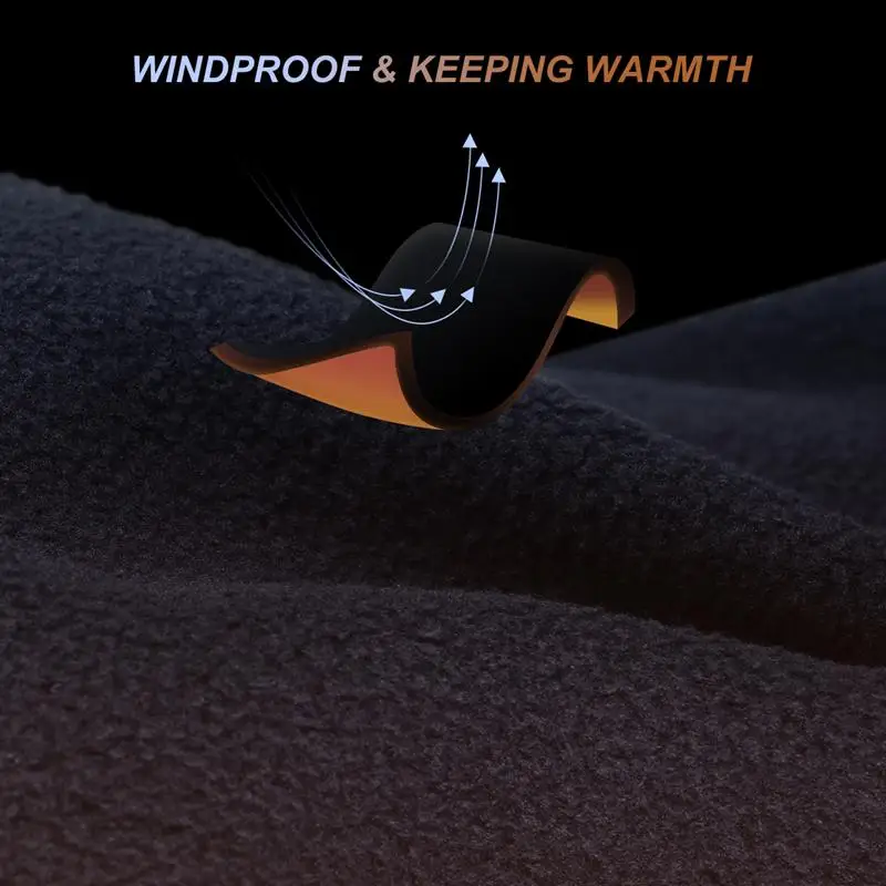 Clispeed Зимние головные уборы Регулируемая Толстая практичная шапка с защитой лица