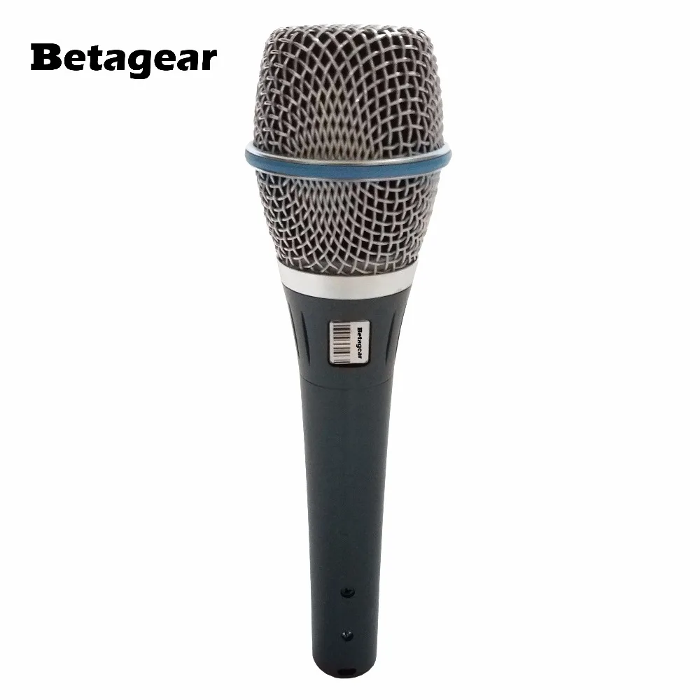 Betagear 9 Pieces Real Condenser Microfono BT87A 87 87A Cardioid Handheld Mic Microphone Supercardioid free shippping | Электроника