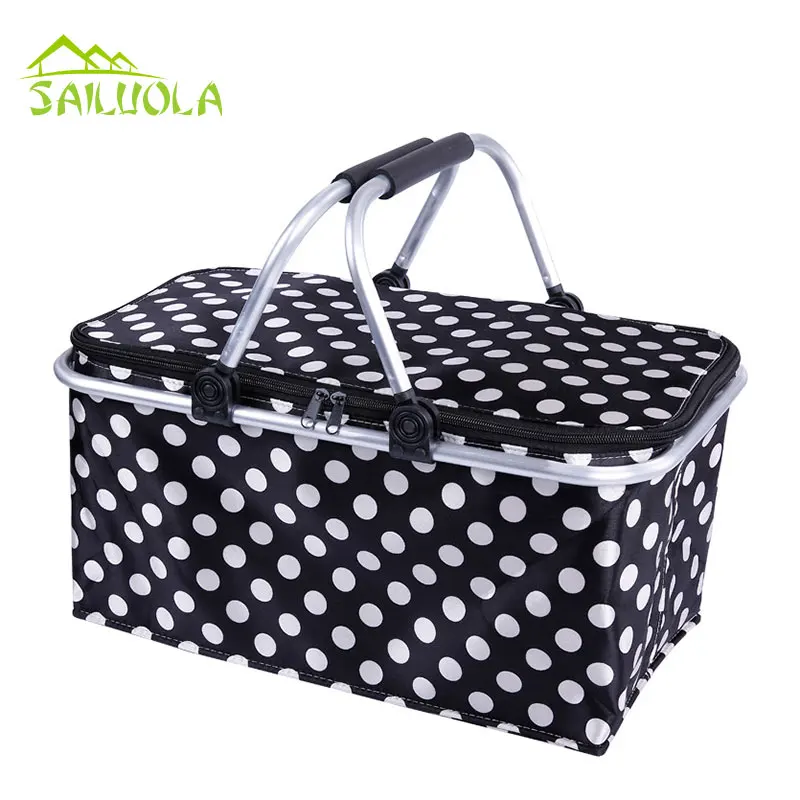 1 шт. складная корзина для пикника 46 х28х24 см|baskets for gift baskets|basket productsbasket bag |