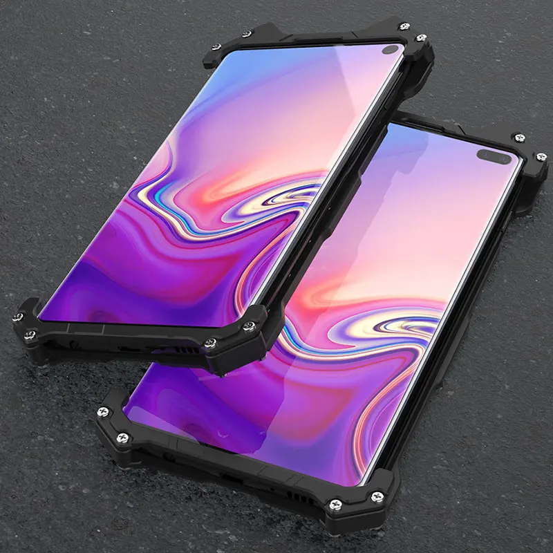 Чехол для Samsung Galaxy S10Plus металлический алюминиевый Забавный чехол Note 10 Plus S9 S8Plus