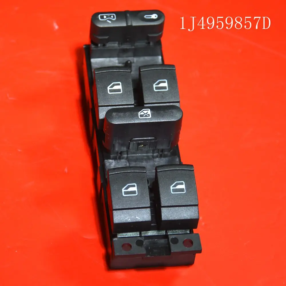 5 шт. кнопки управления для Golf Jetta Bora Passat B5 Seat Leon Toledo 1999 2006 1J4 959 857 D 1J4959857D|master switch|1j4