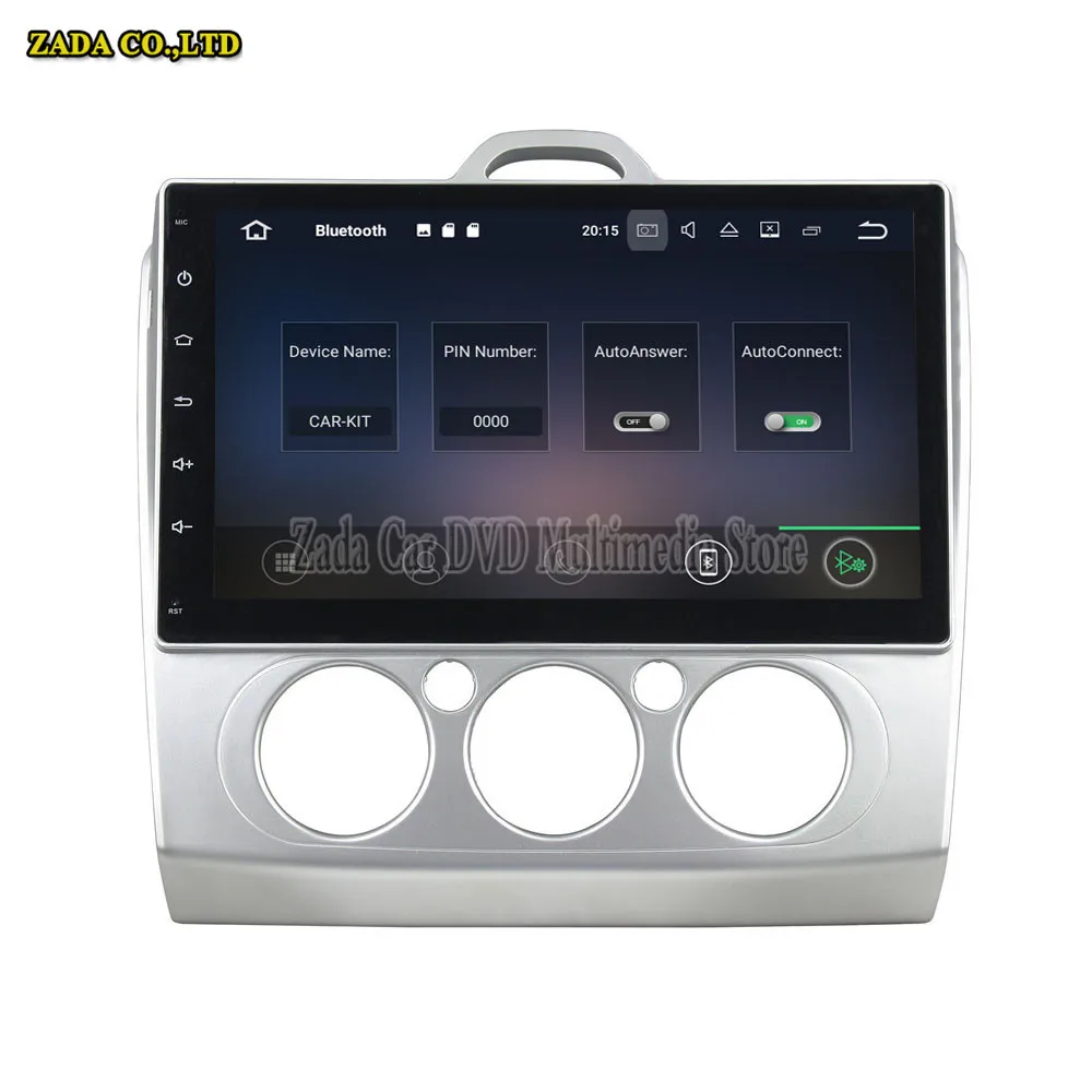 NaviTopia 10 1 дюймов 4 ядра 2 ГБ Android 8 автомобиль gps навигации для FORD FOCUS 2007 2008 2009 2010 2011 MT