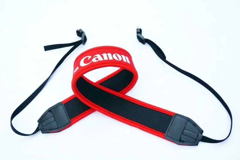 red for canon Камера хлопок шеи плечевой ремень камеры для DSLR Nikon sony Canon Pentax Panasonic 550d 650d 60d d7000 d90 5d2 ccessory запчасти - Цвет: red for canon