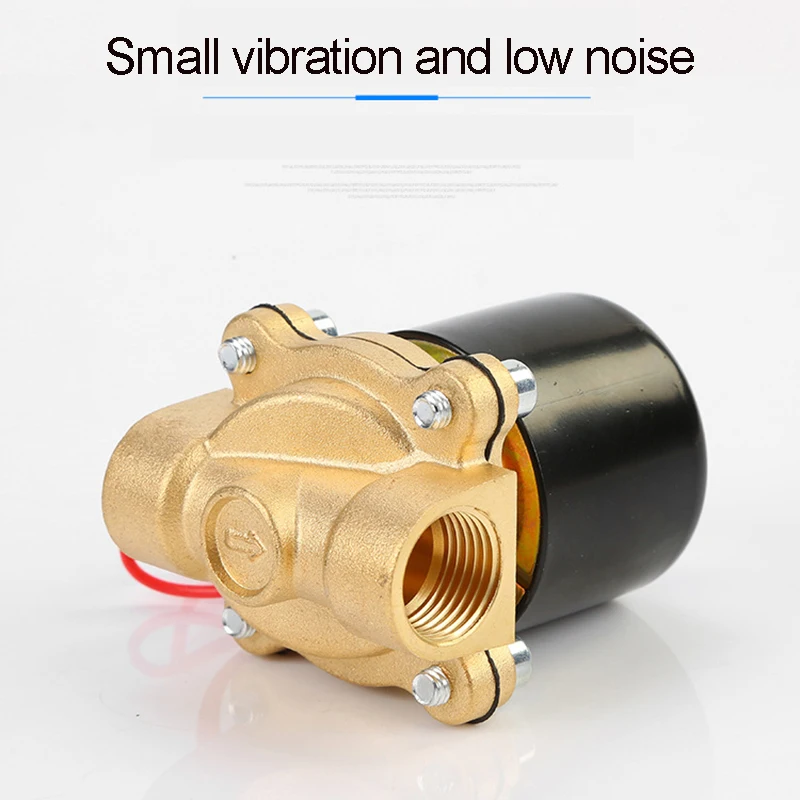 Электромагнитный клапан DC 12V 1/4 ''3/8'' 3/4 ''NPT N/C латунь нормально закрытый электрический клапан для воды, масла, воздуха, дизельного топлива