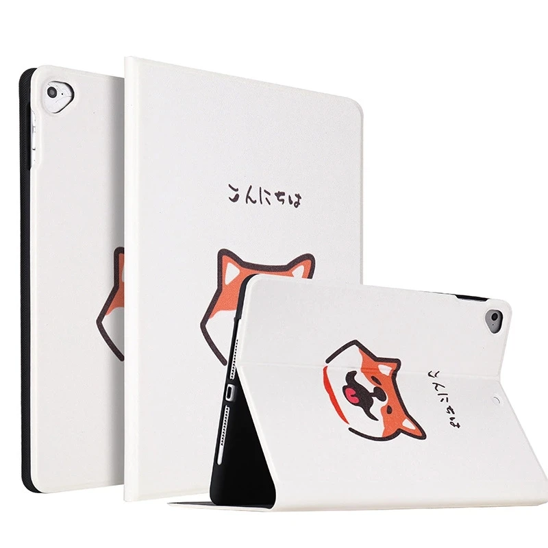 for iPad air1 air2 Мультфильм Стиль флип мягкая задняя крышка из искусственной кожи чехол для iPad 2/3/4 Air Air2 мини подставка чехол для нового iPad 9,7 с автоматическим включением/Sleep(Пробуждение/спящий режим - Цвет: for iPad air1 air2