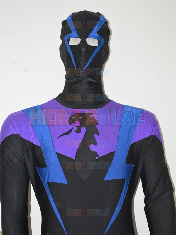 Новейший потрясающий дизайн крутой костюм супергероя из спандекса косплей на