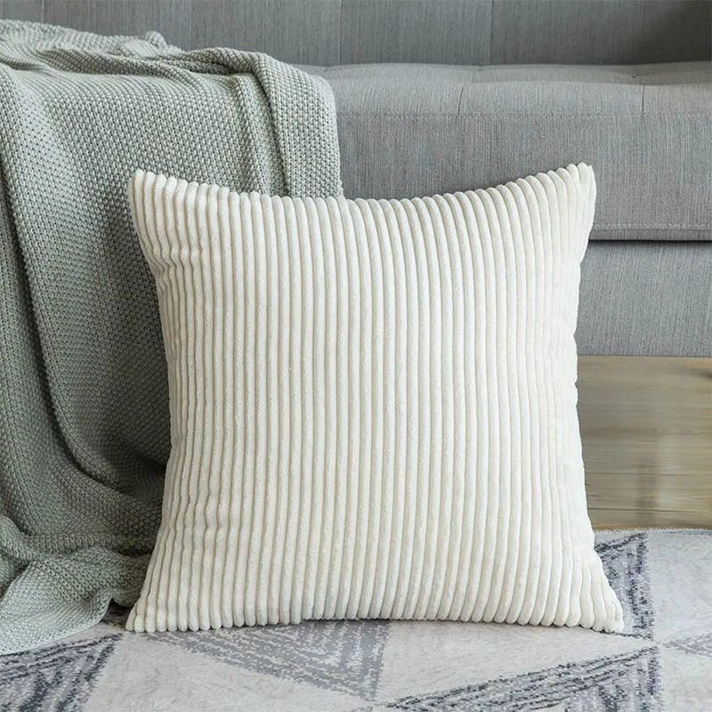 Beige 1 шт. вельветовые мягкие однотонные декоративные Квадратные наволочки для подушек, Набор наволочек, наволочки для дивана, спальни, автомобиля - Цвет: Beige