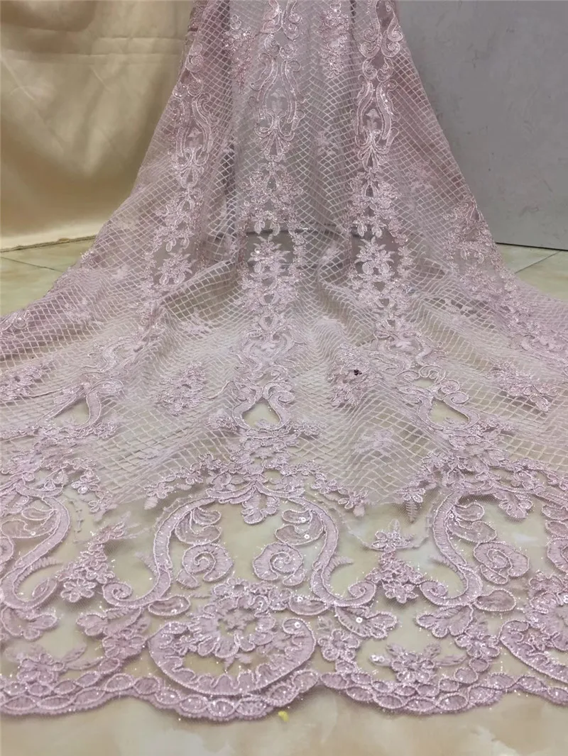 

JRB-10711, лучшее качество, африканская французская кружевная ткань, вышитая африканская фатиновая кружевная ткань для модного платья, 9 видов цветов вариант