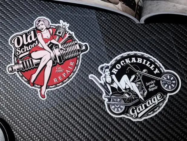 Ретро старые школьные наклейки рокабилли автомобильные наклейки rider ACE Мотокросс наклейки шлемы наклейки Гонки наклейки для грязи велосипеды