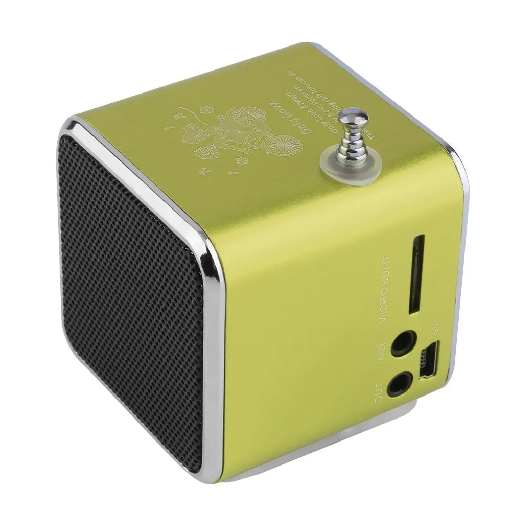 Портативный микро USB мини стерео супер бас динамик Музыка MP3/4 FM радио лучшие продажи
