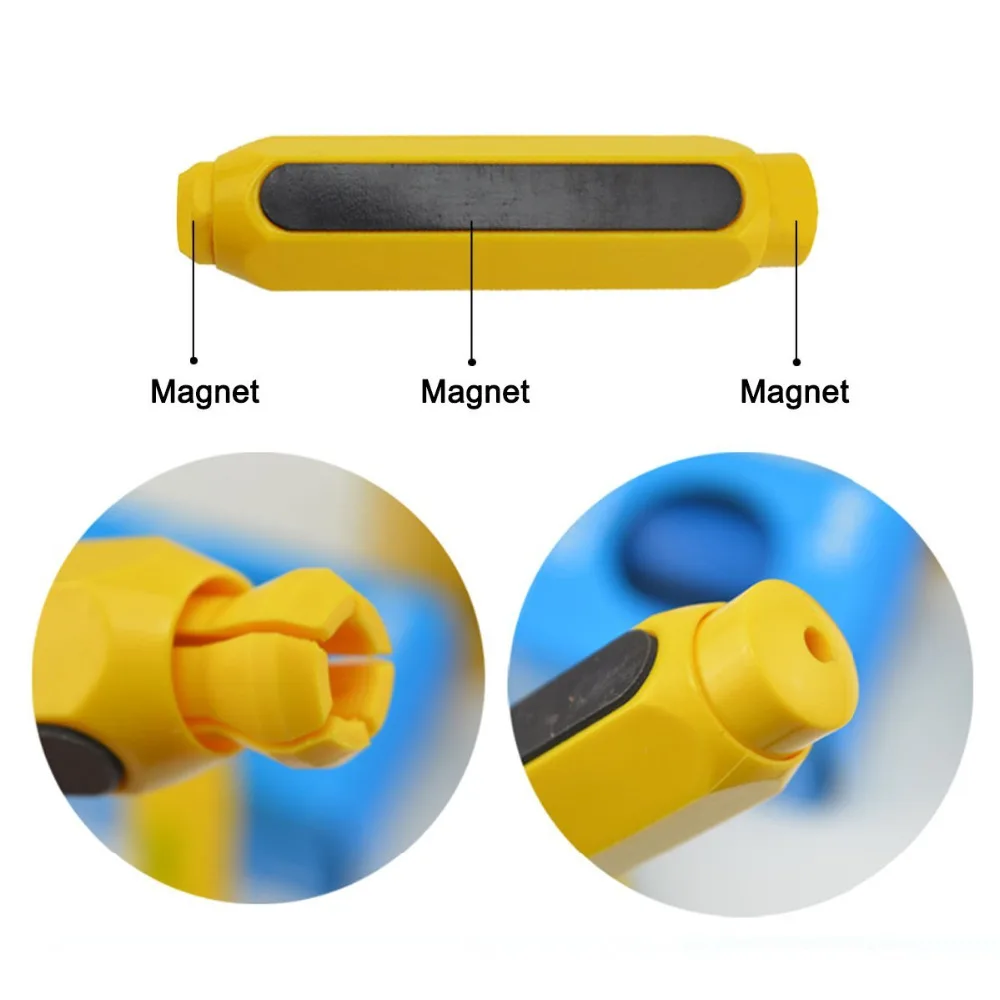 Магнитный держатель для мела без пыли с двойной пружиной автоматическая