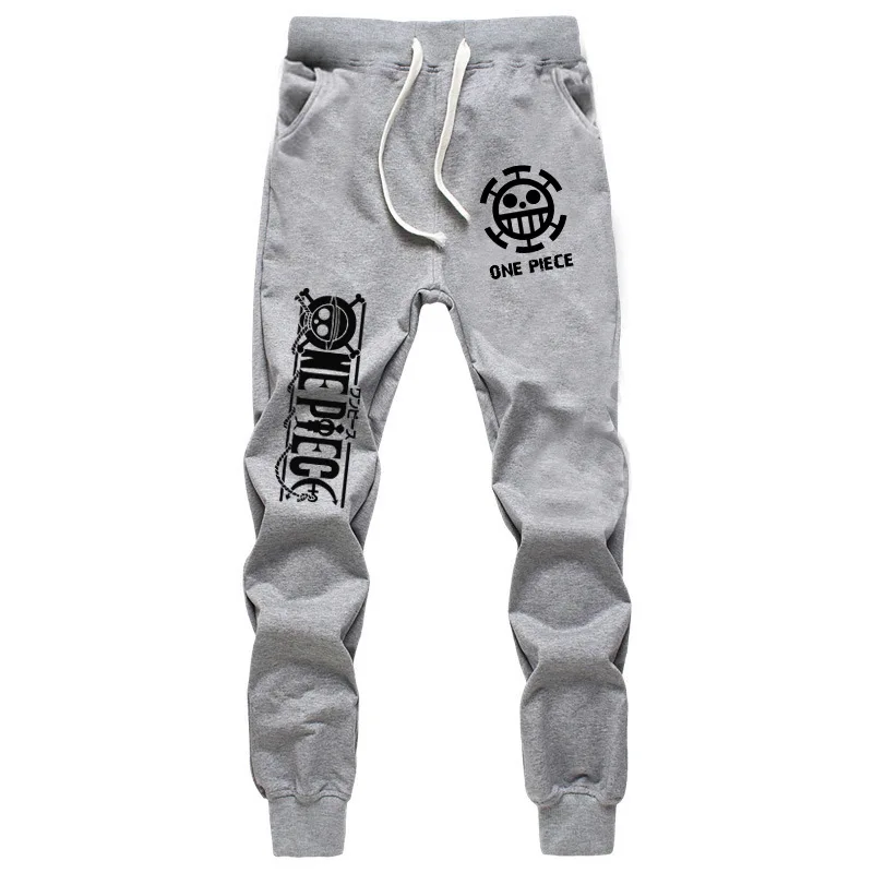 Новые летние модные спортивные дышащие штаны Trafalgar Law прямые штаны хлопковые длинные штаны для фитнеса