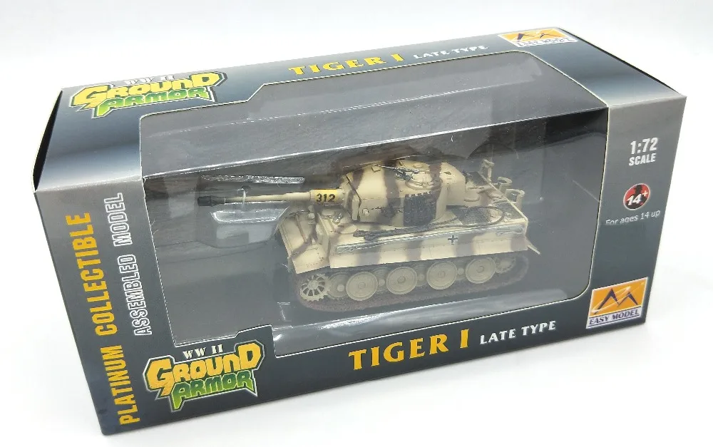 1:72 немецкая Тигровая задняя модель бака ручная 36220 Коллекционная |