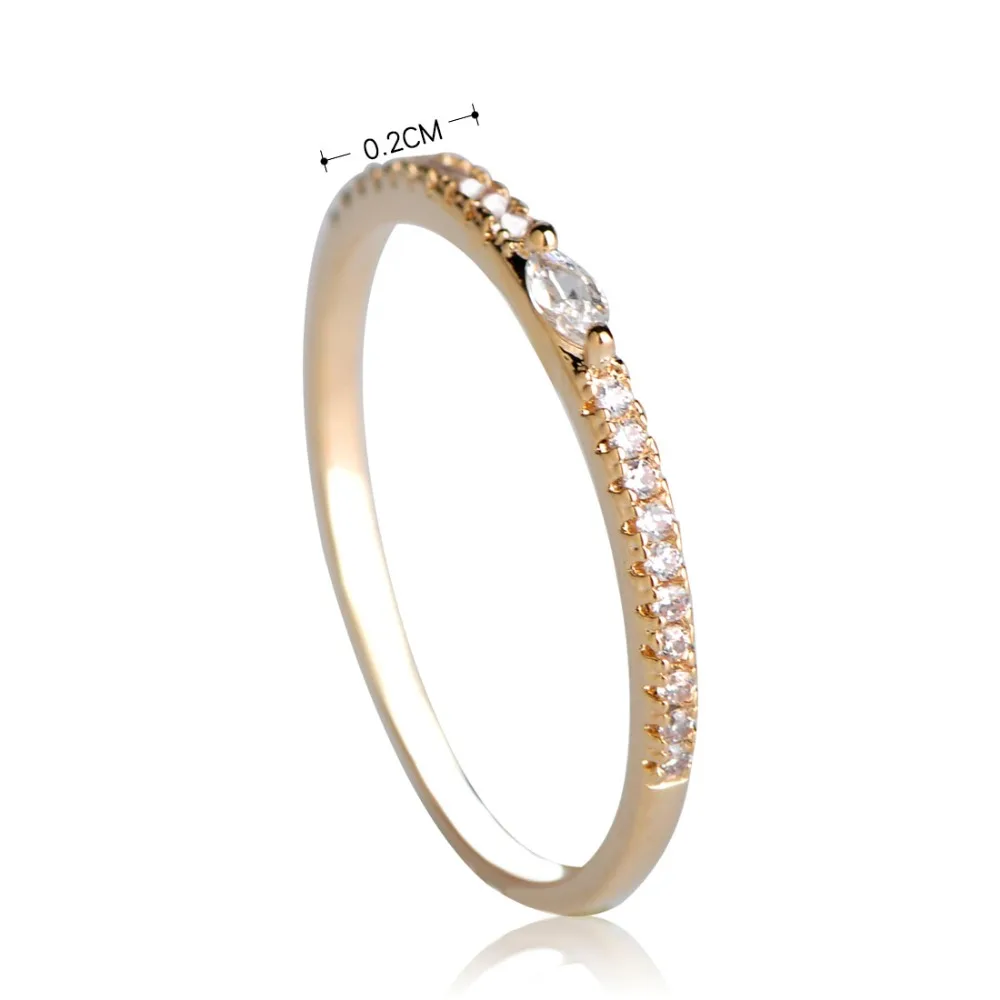 Женское кольцо Dazz прямоугольное золотистое с фианитом|rings for women|zircon ringring |