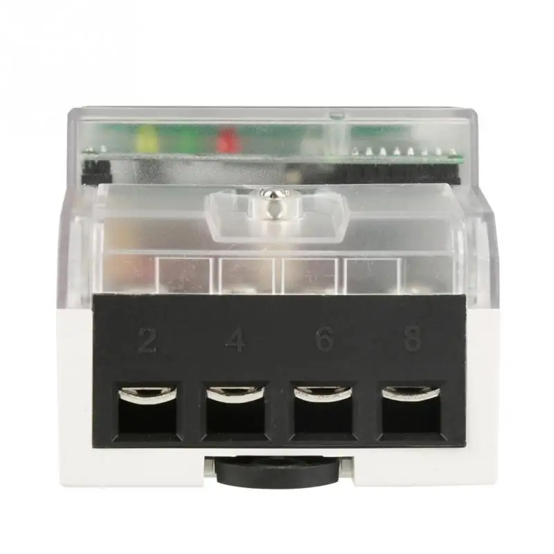 Цифровой 3 фазный 4 проводной DIN Rail Электрический счетчик энергии электронный