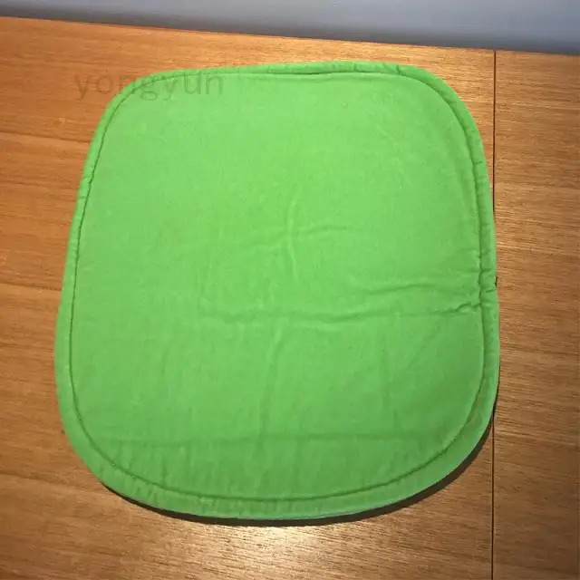 green Стул подушки сиденья обеденный стул подушки ткани Европейский Подушка сиденья для стульев обеденный стул площадку - Цвет: green
