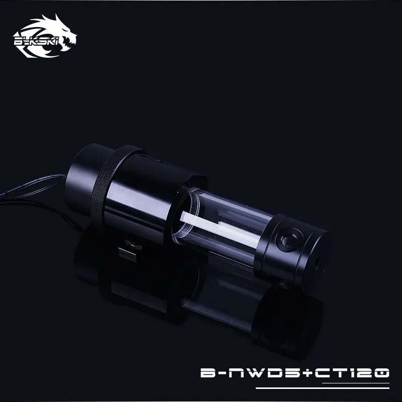 Bykski B-NWD5 CT интегрированный резервуар насос системы водяного охлаждения 1100/1500L 3,8 M черный