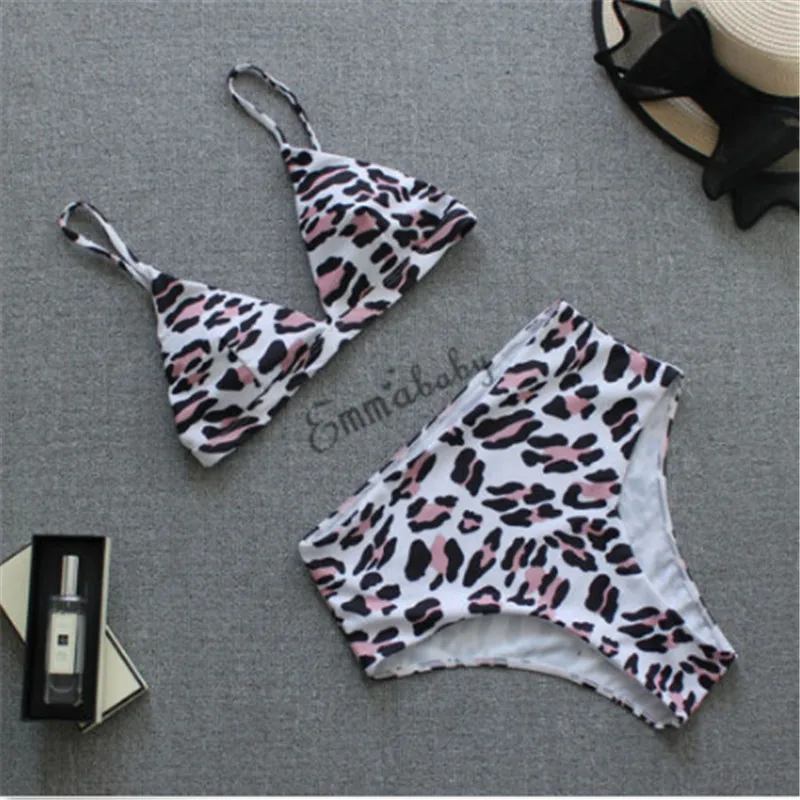 Сексуальное леопардовое бикини 2019 Женский комплект микро с пуш ап стринги