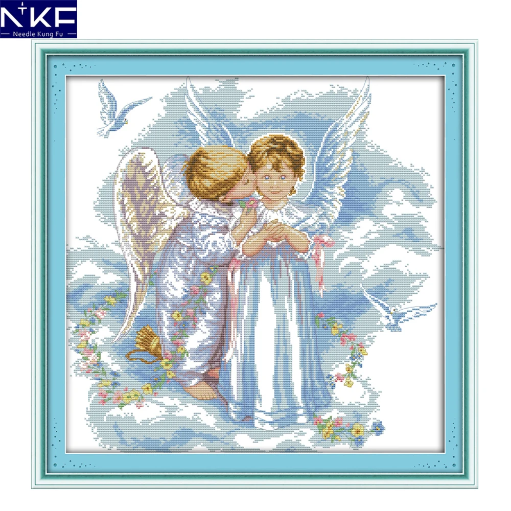 Набор для вышивки крестом NKF Whisper of Angeles нитка крестиком из Китая|counted cross stitch kits|cross
