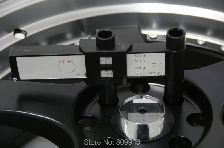 Колесная быстрая линейка для калибра PCD колесо обода 4 5 6 8 болтов инструмент