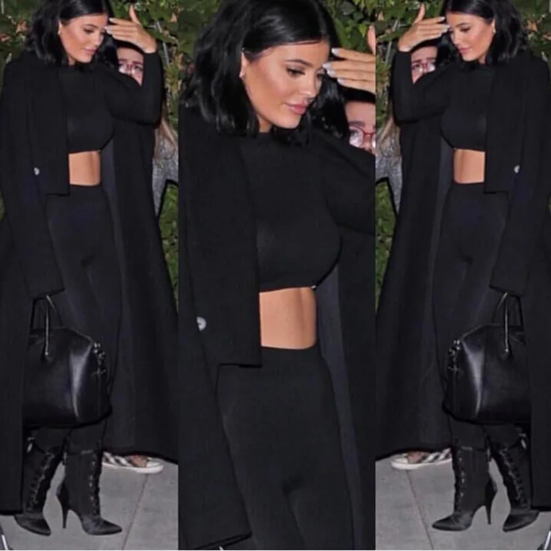 2016 новый зимний комплект из 2 предметов женский комбинезон укороченный топ и