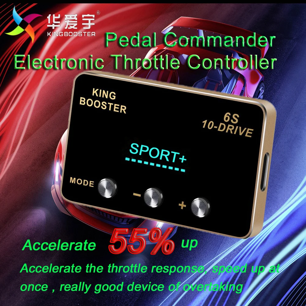 

CRL Sport mode Drive Electronic Throttle Controller speed 70% Accelerator Pedal Booster For TOYOTA HARRIER 2013.12+