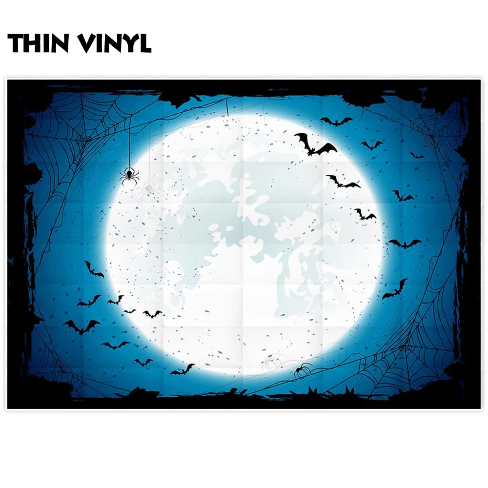 Allenjoy фоны для фотосъемки Хэллоуин полная луна спагель летучих мышей Паук Паутина