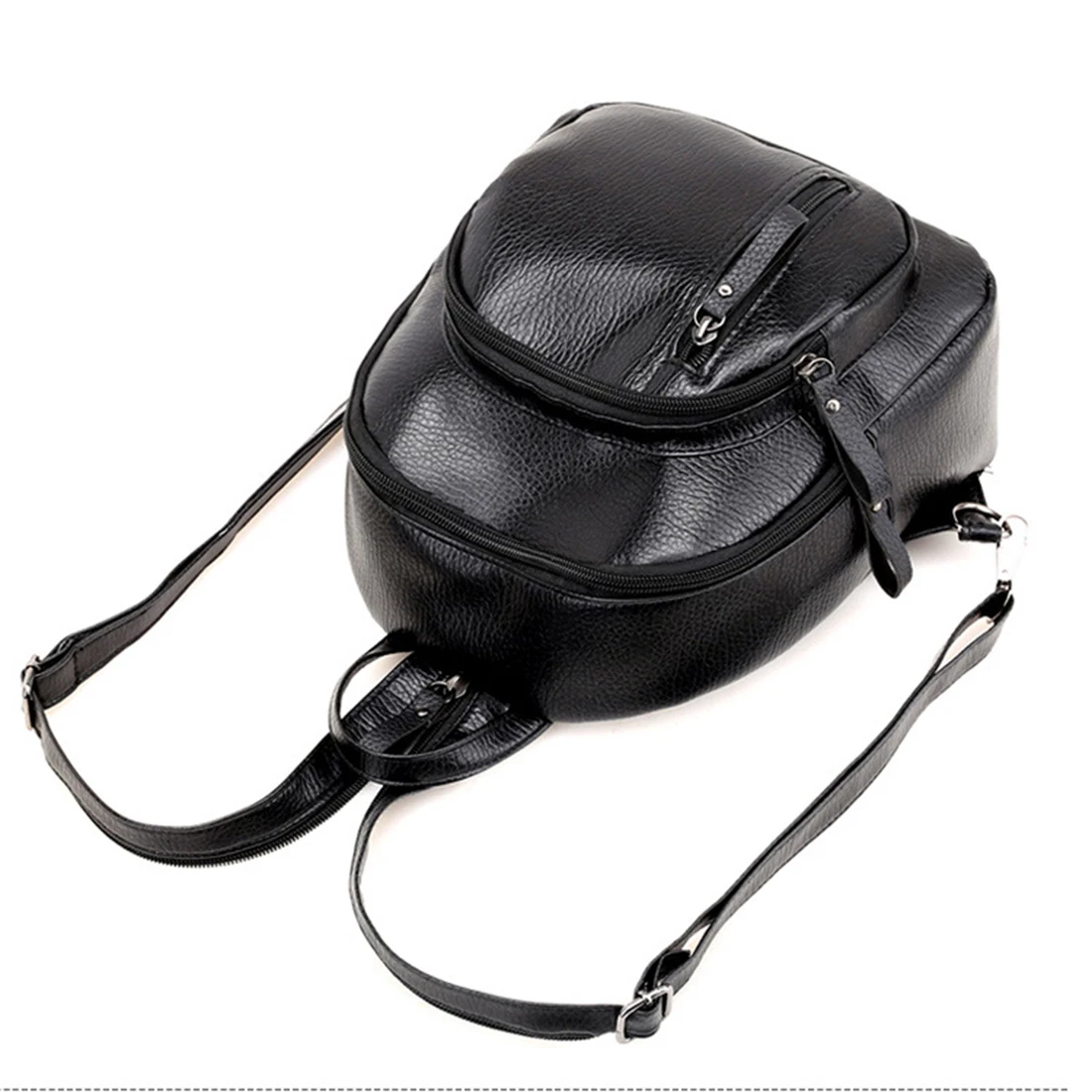 Emarald Vintage Backpacks For Adolescent Girls Pu Leather Women School Bags Backpack Female Chest Pack | Багаж и сумки